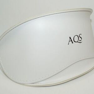 𝅺AQS LARGE WHITE SEMI-SOFT SUNGLASSES GLASSES CASE